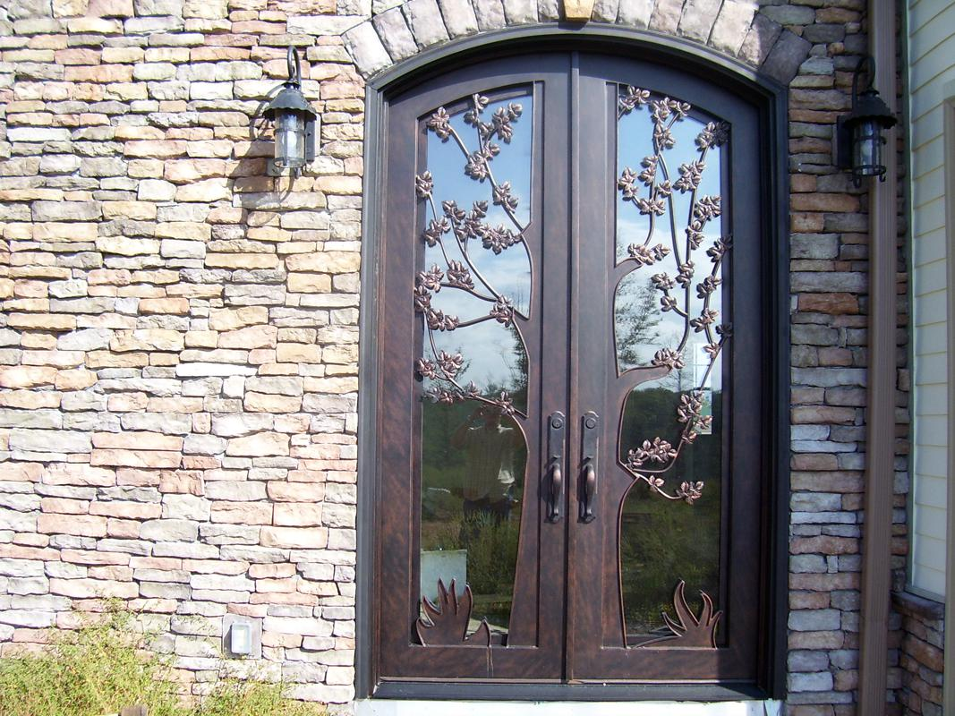 Alpine Crest iron door
